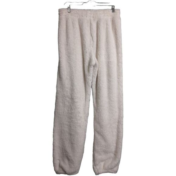 NWT OFFLINE by Aerie White Fleece Elastic Waistband Zipper Pockets Pants Size M - Picture 4 of 13